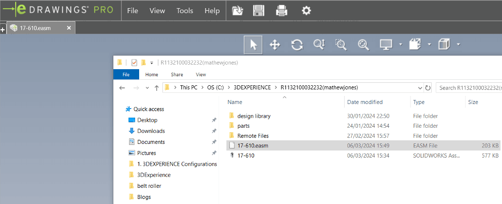 Workaround creating eDrawings files with 3DEXPERIENCE SOLIDWORKS image 5