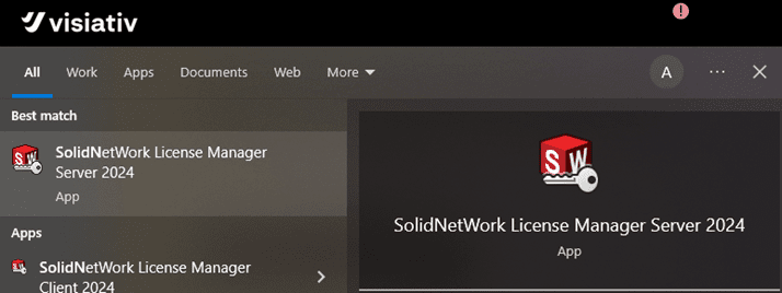 Windows-Start-SNL-SOLIDNETWORK-License-Manager Accessing SSNLr through Windows
