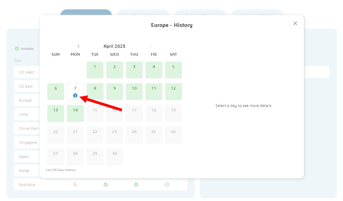 3DEXPERIENCE Server History Information