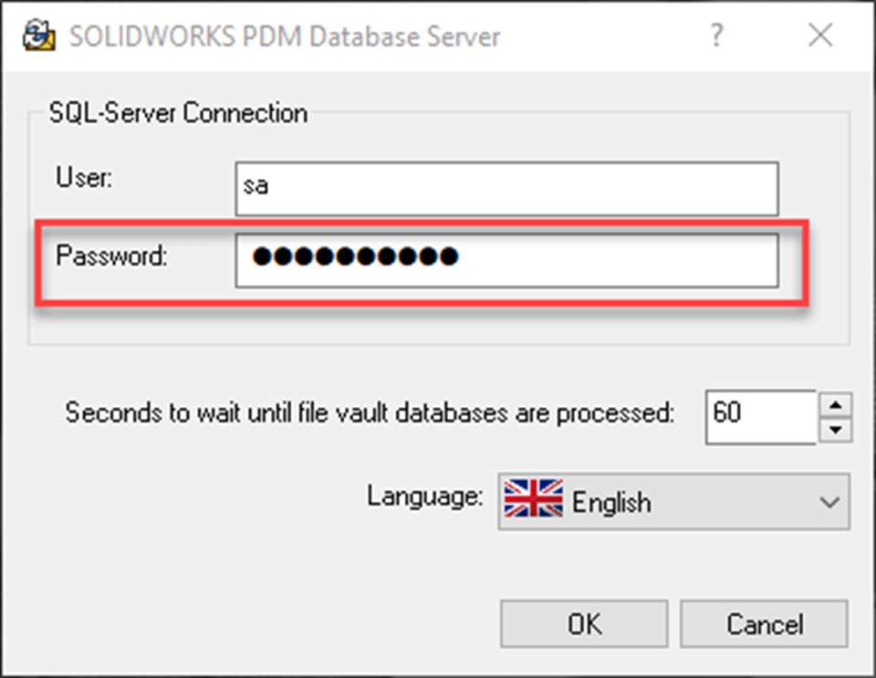 Database-server-configuration SOLIDWORKS-PDM-Database-Server-New-Password