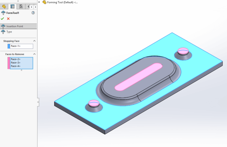 Create Custom Sheet Metal Forming Tools in SOLIDWORKS