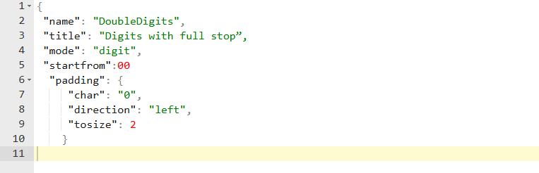 Extended Revision Sequence Example 2