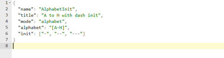 Extended Revision Sequence Example