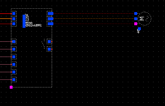 A screenshot of the completed custom symbol.