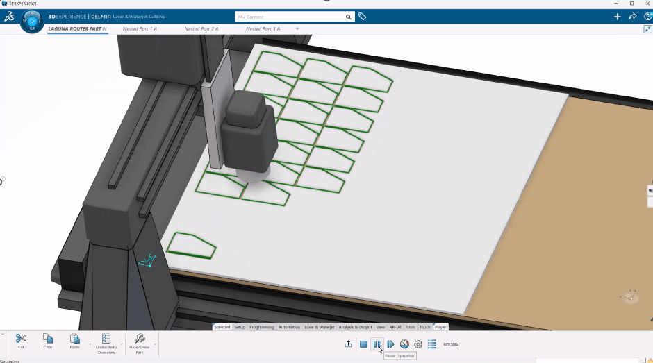 NSR Manufacturability Checker for Nested flat patterns