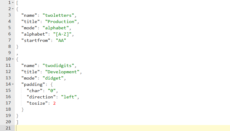 Phased Revision Scheme Example