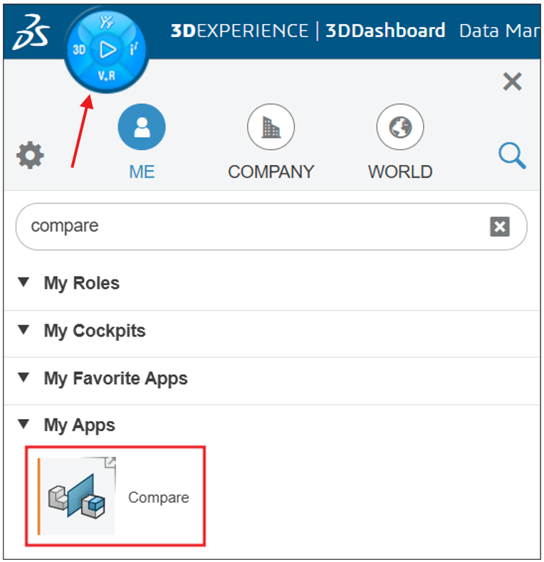 Compare App in Compass