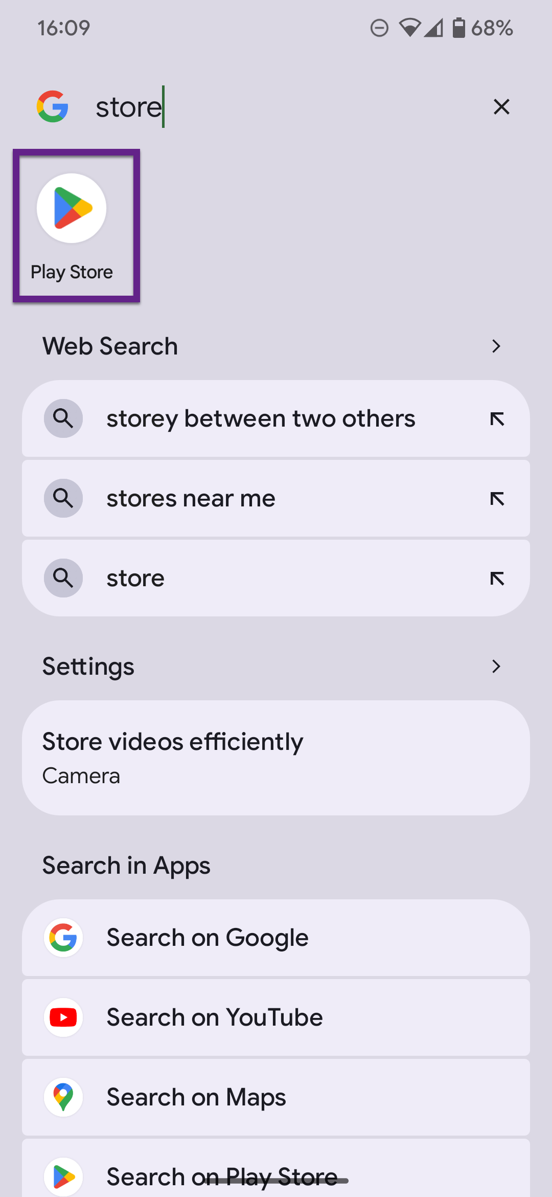 Google Play Store Screenshot