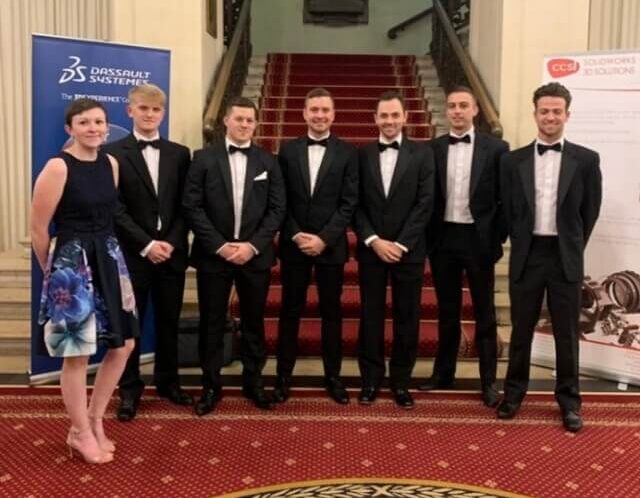 Mike Jones with colleagues