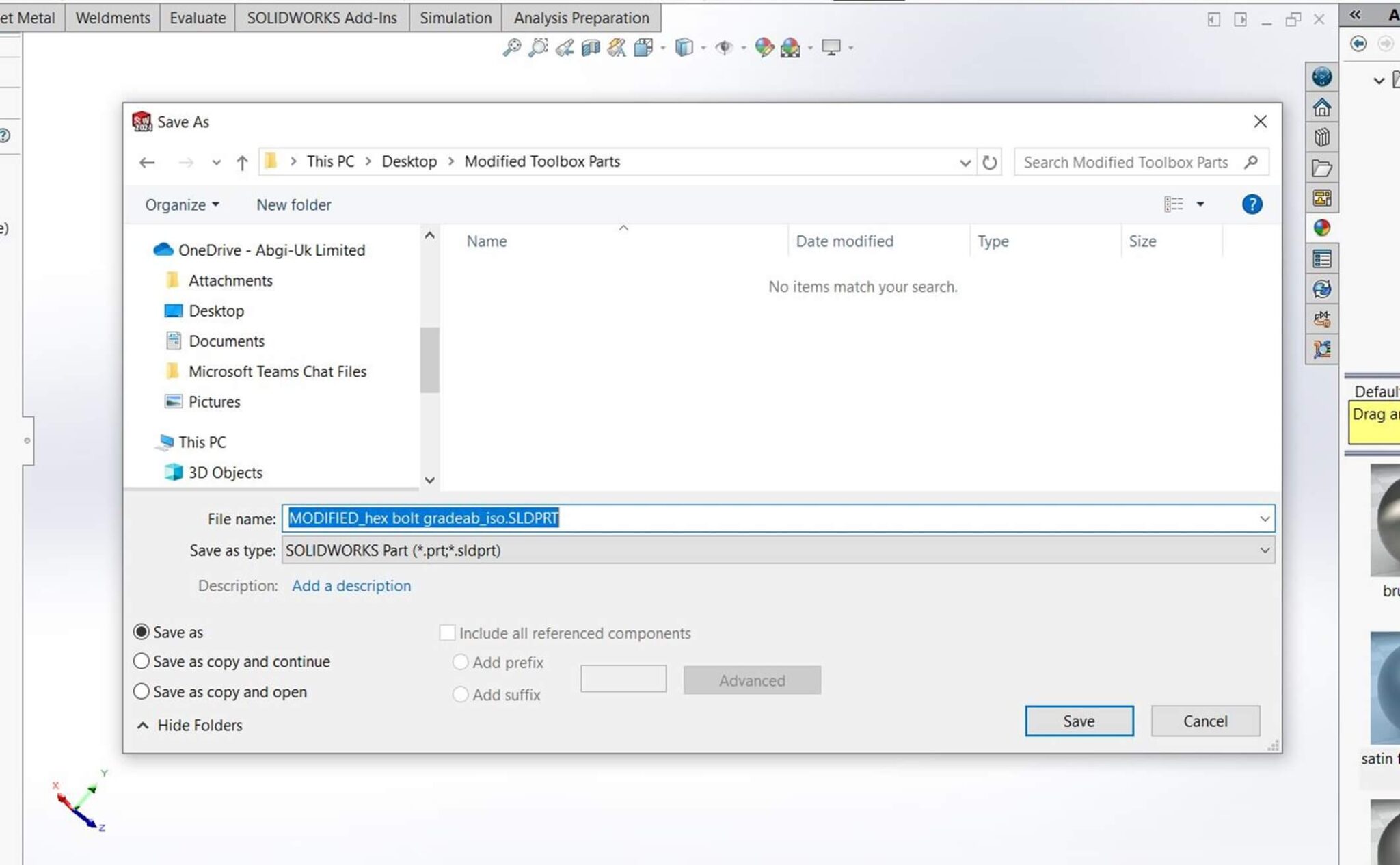 How to: Remove the SOLIDWORKS Toolbox Flag - Visiativ