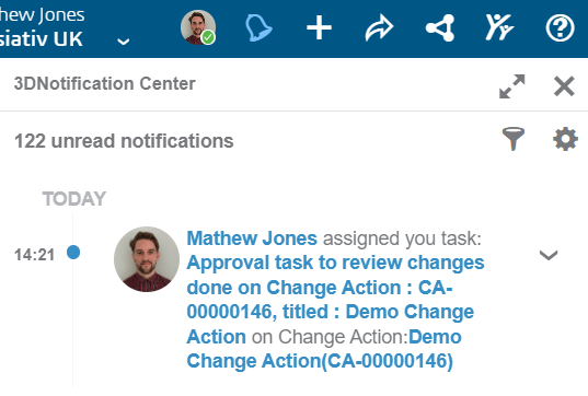 Notification example