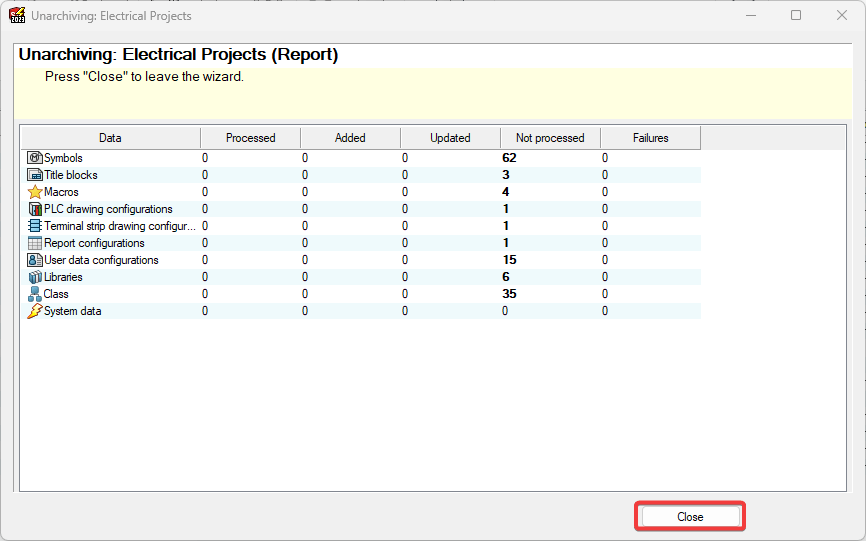 Schematic-Unarchive-Report