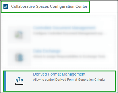 Collaborative Spaces Configuration Center