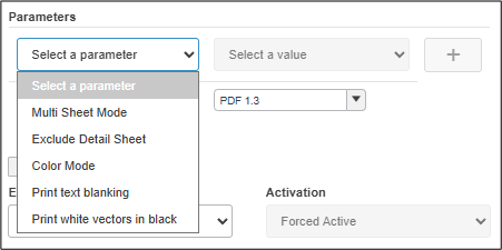 Multi sheet parameters
