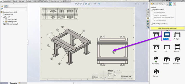 Drawing View Box Solidworks How to: Create a SOLIDWORKS Drawing View from a Single Body - Visiativ