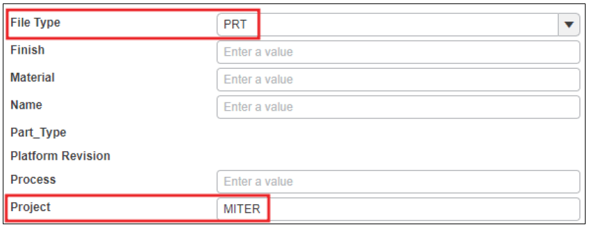 Enter Property Values