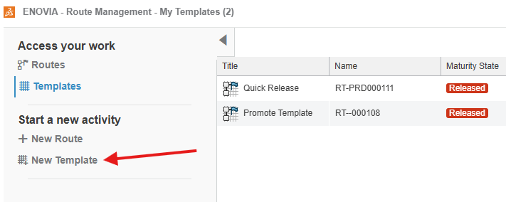 Create a New Route Template