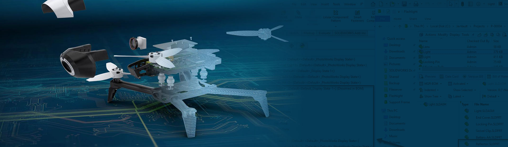 An image of SOLIDWORKS PDM