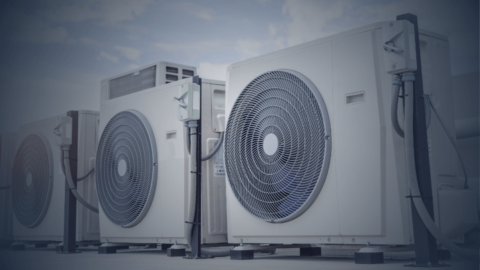 A photo of HVAC units