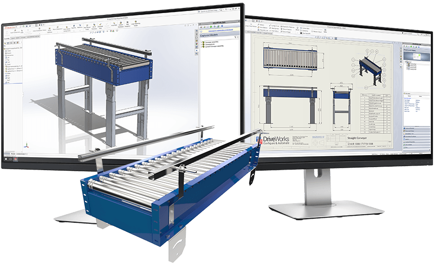 DriveWorks Solo running on a computer