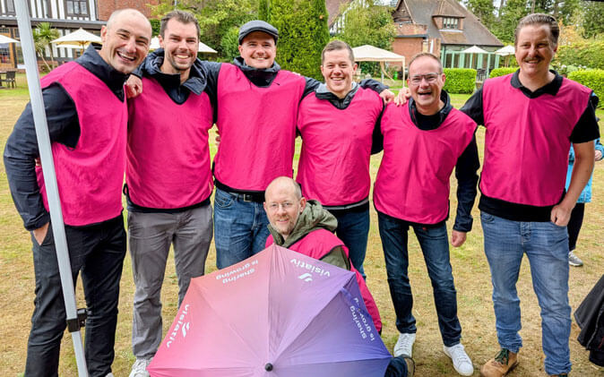 An image of some of the Visiativ UK and Ireland team