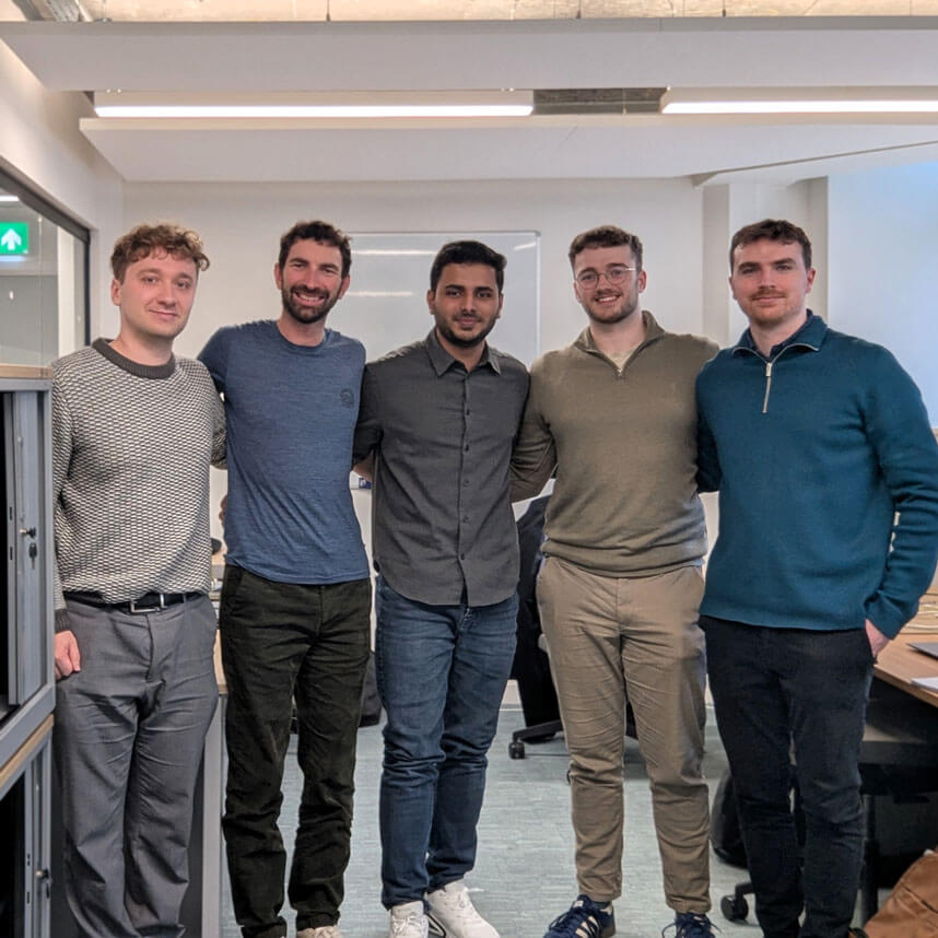 A picture of the SolarSub team