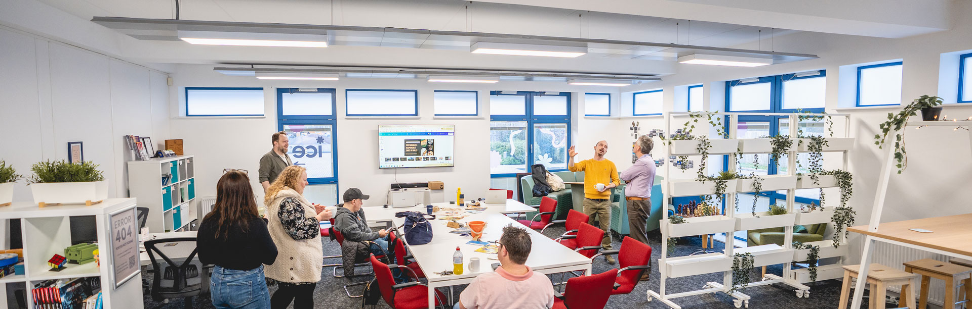 A banner image of the Welsh ICE offices