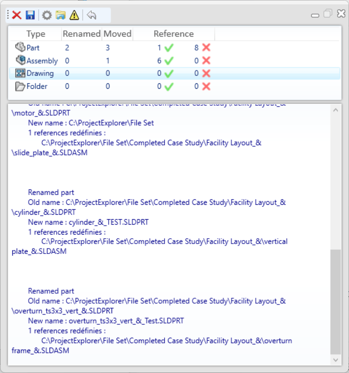 Screenshot of SOLIDWORKS