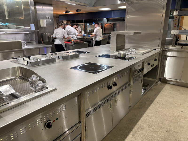 A kitchen designed and manufactured by CCE London